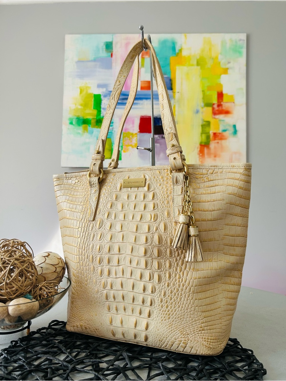 Vintage Brahmin Medium Asher Shoulder Bag - Bali